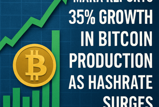 MARA Reports 35% Growth in Bitcoin Production as Hashrate Surges image