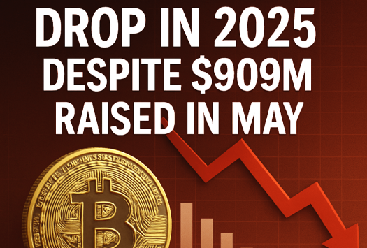 Crypto VC Deals Drop in 2025 Despite $909M Raised in May image