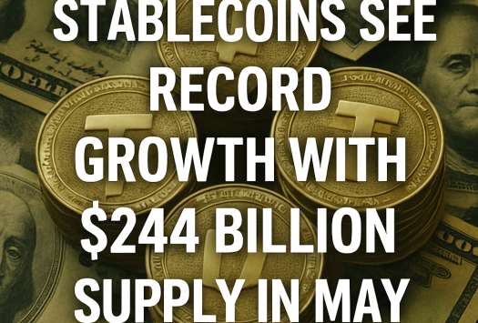 Stablecoins See Record Growth with $244 Billion Supply in May image