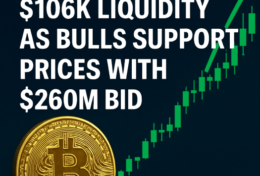 Bitcoin Gains $106K Liquidity as Bulls Support Prices with $260M Bid image