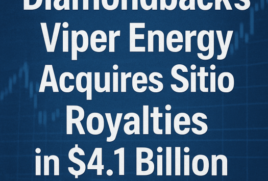 Diamondback’s Viper Energy Acquires Sitio Royalties in $4.1 Billion Deal image