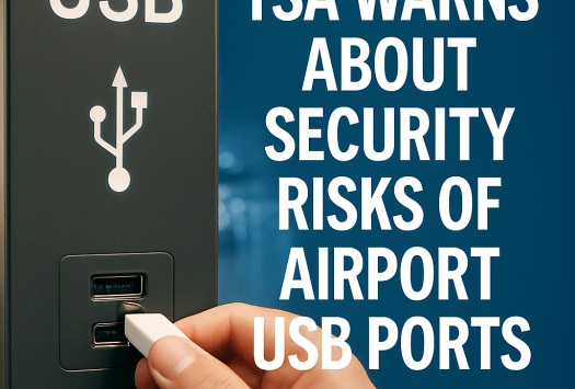 TSA Warns About Security Risks of Airport USB Ports image