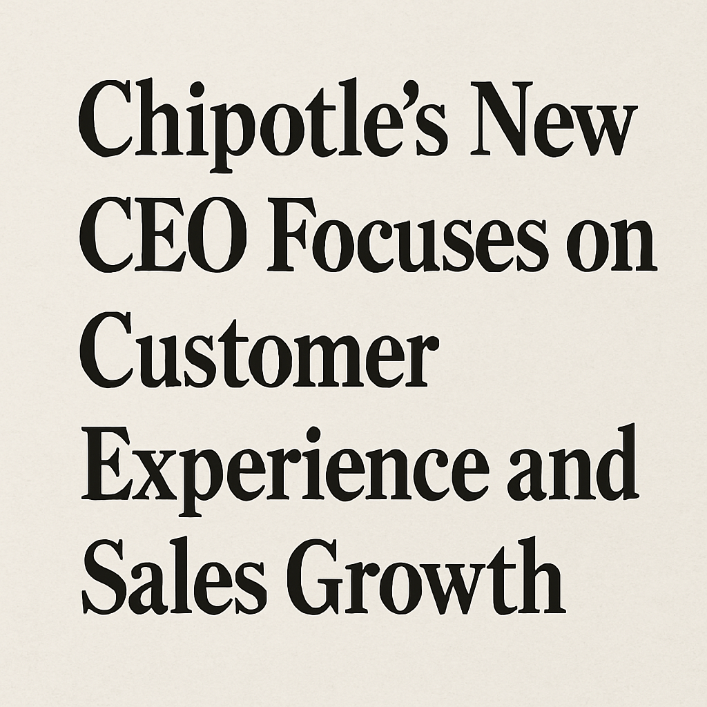 Chipotle’s New CEO Focuses on Customer Experience and Sales Growth image
