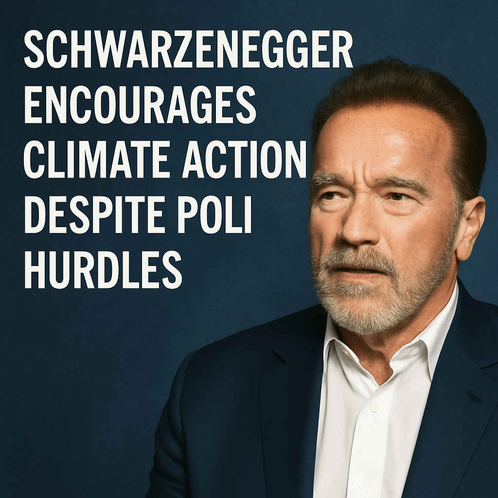 Schwarzenegger Encourages Climate Action Despite Political Hurdles image