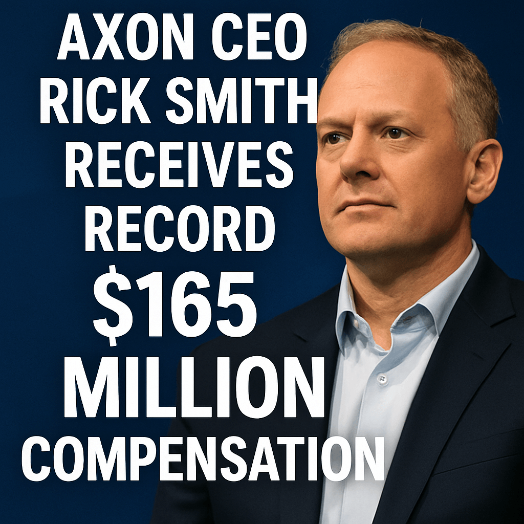 Axon CEO Rick Smith Receives Record $165 Million Compensation image