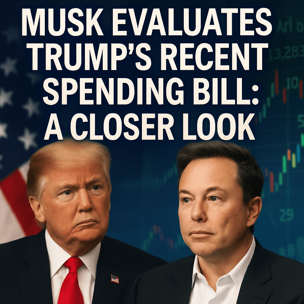 Musk Evaluates Trump’s Recent Spending Bill: A Closer Look image