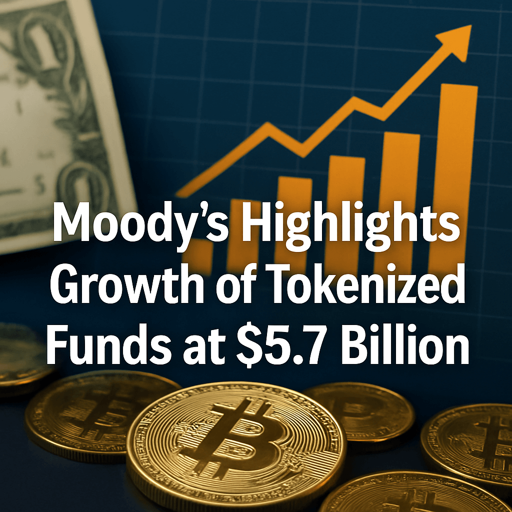 Moody’s Highlights Growth of Tokenized Funds at $5.7 Billion image