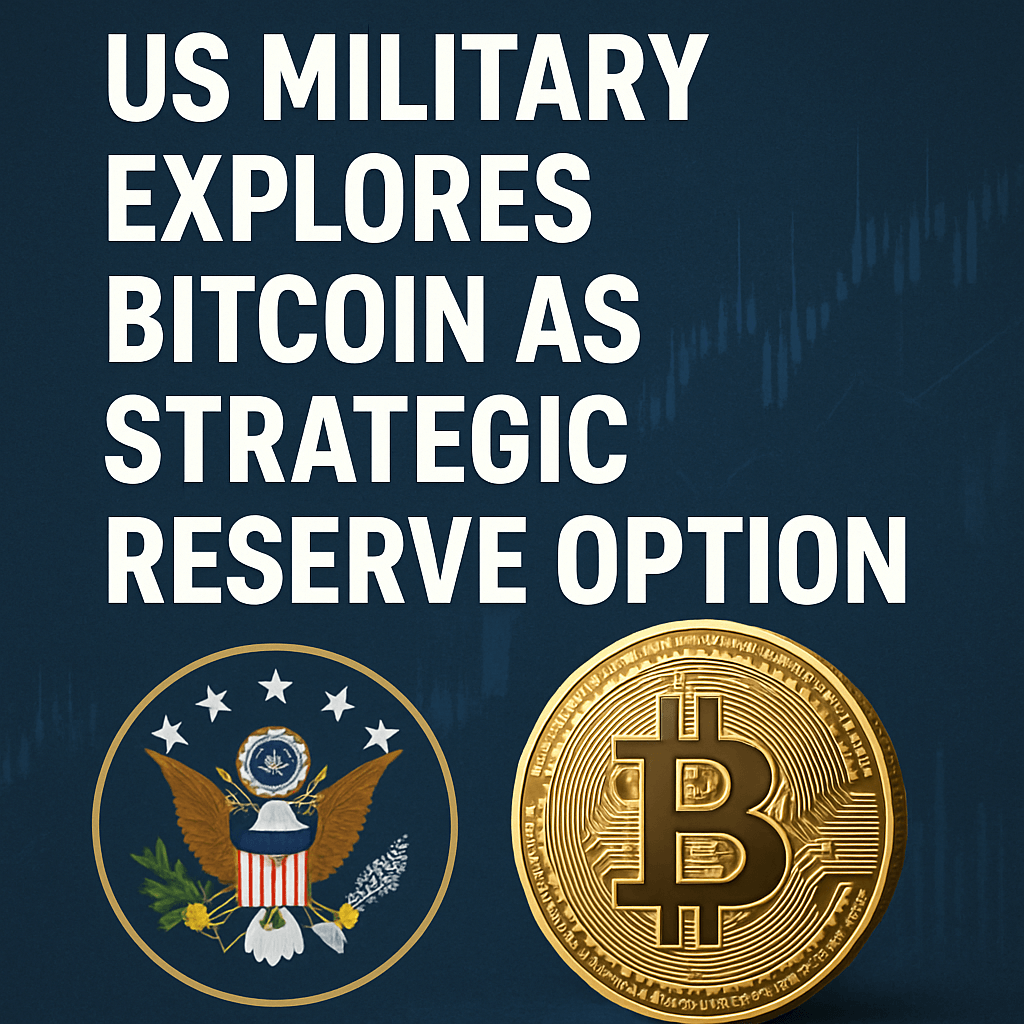 US Military Explores Bitcoin as Strategic Reserve Options image