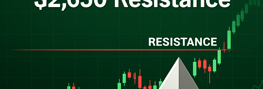 Ethereum’s Key Challenge: Overcoming $2,650 Resistance image