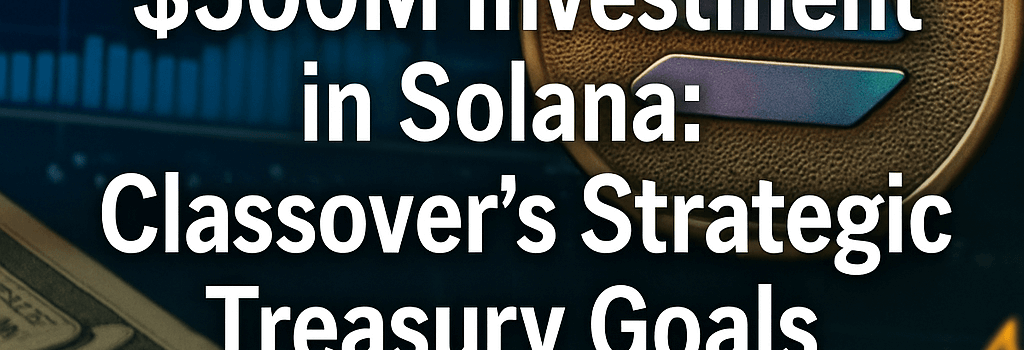 $500M Investment in Solana: Classover’s Strategic Treasury Goals image