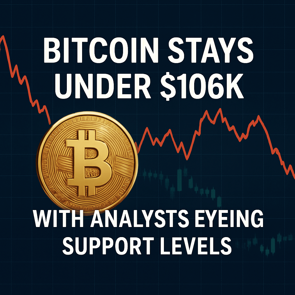 Bitcoin Stays Under $106K with Analysts Eyeing Support Levels image