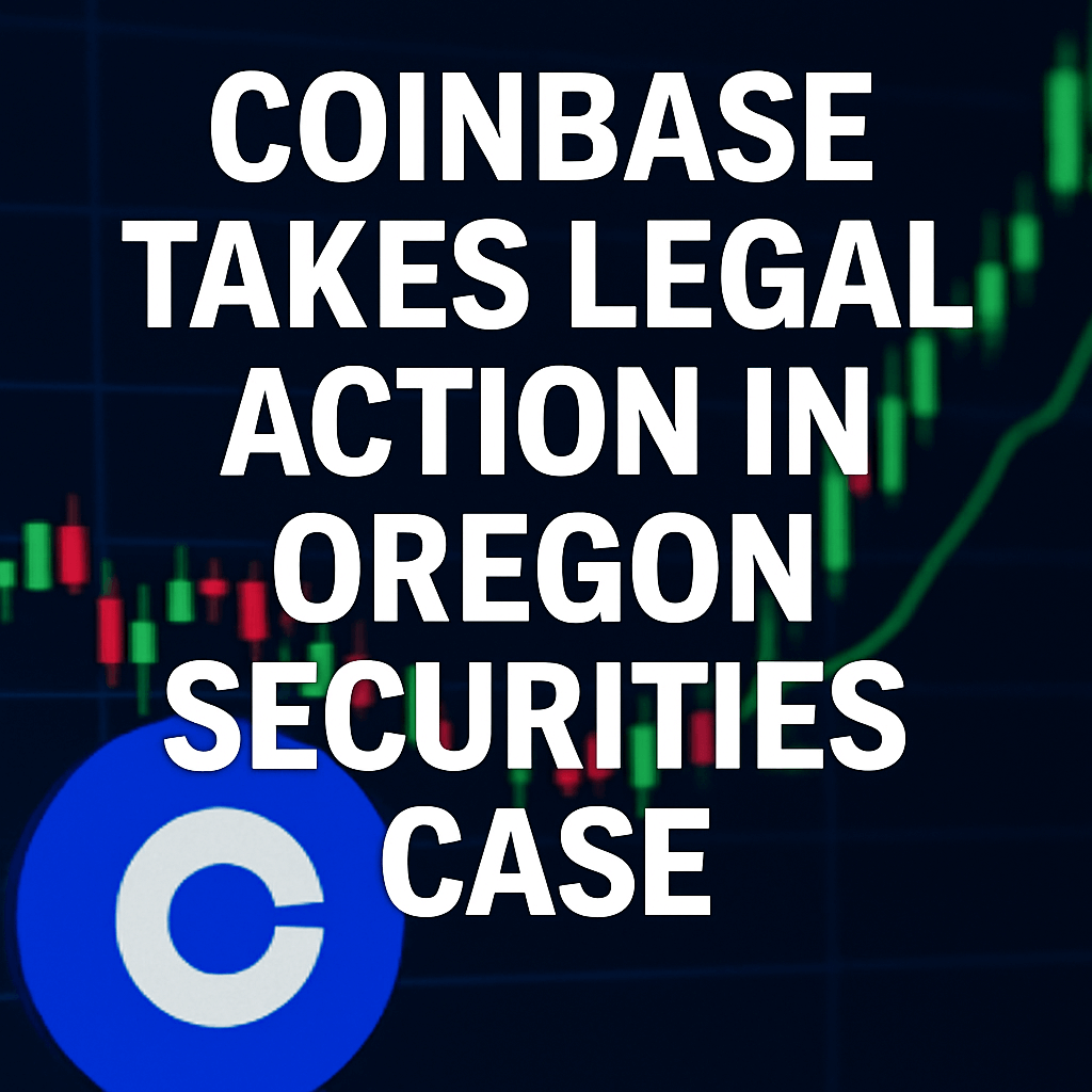 Coinbase Takes Legal Action in Oregon Securities Case image