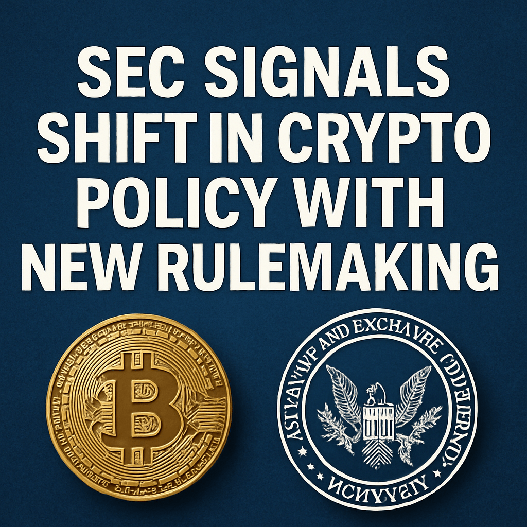 SEC Signals Shift in Crypto Policy with New Rulemaking image