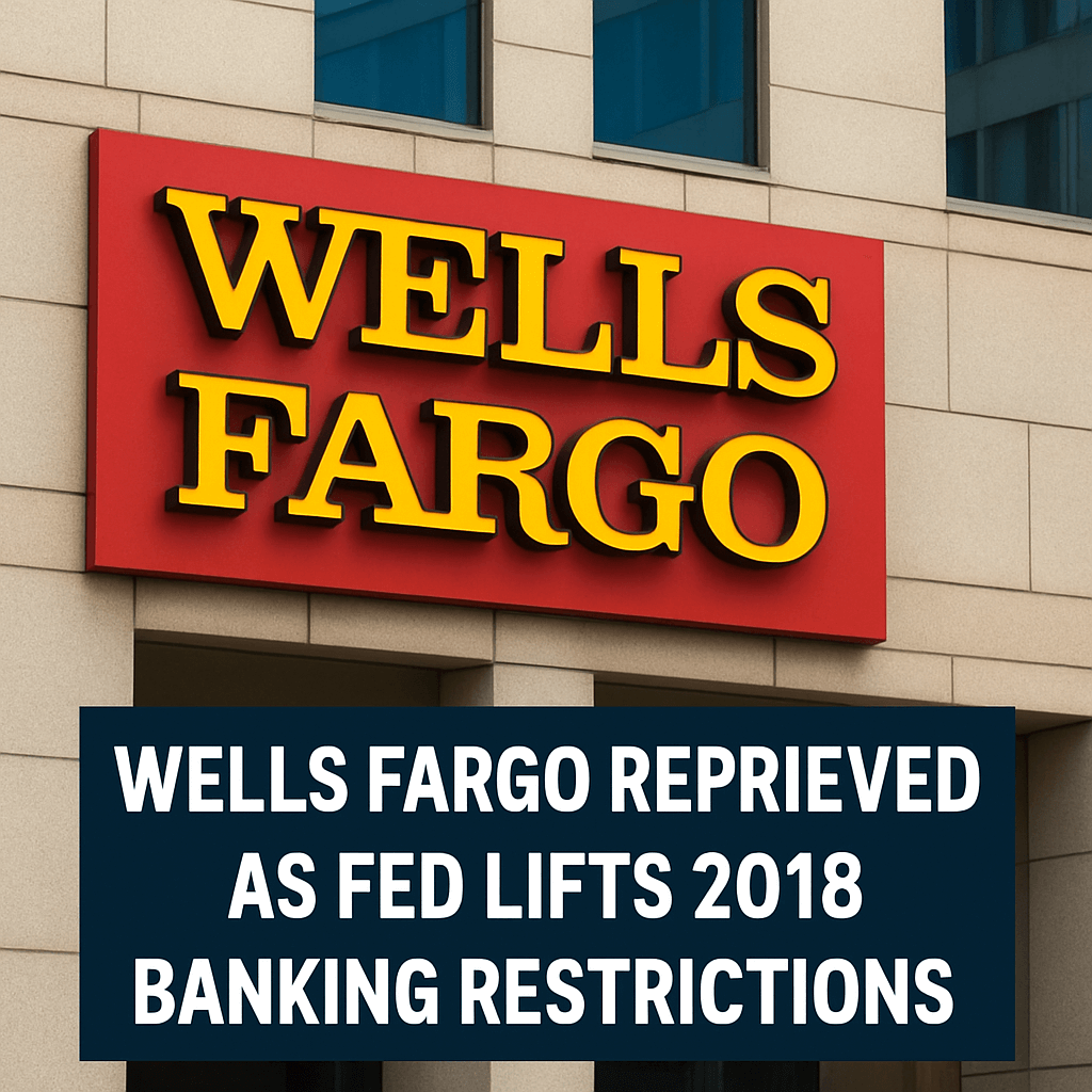 Wells Fargo Reprieved as Fed Lifts 2018 Banking Restrictions image
