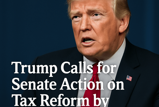 Trump Calls for Senate Action on Tax Reform by July Fourth image