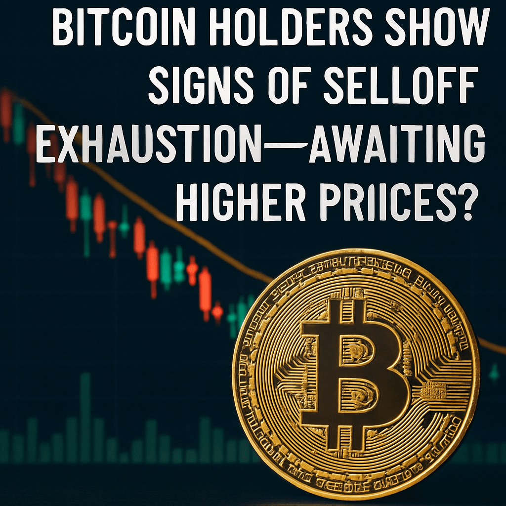 Bitcoin Holders Show Signs of Selloff Exhaustion—Awaiting Higher Prices? image