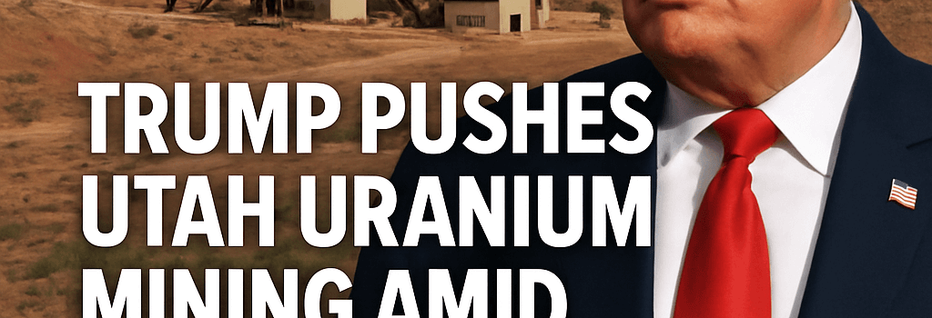 Trump Pushes Utah Uranium Mining Amid Industry Challenges image