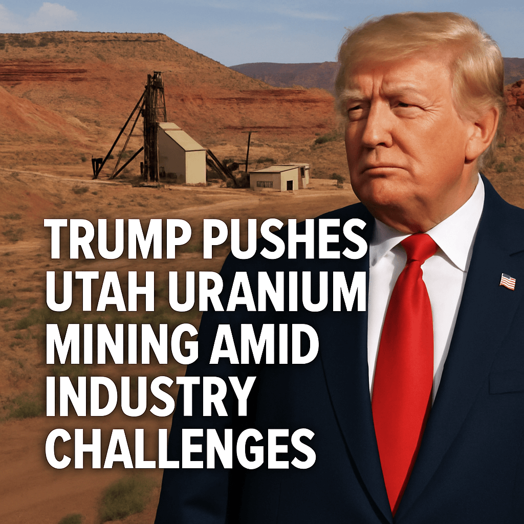 Trump Pushes Utah Uranium Mining Amid Industry Challenges image