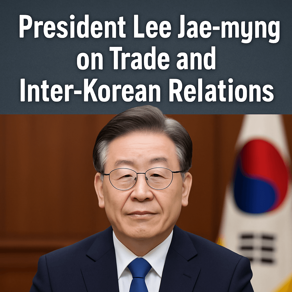 President Lee Jae-myung on Trade and Inter-Korean Relations image