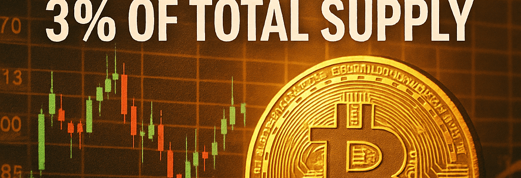 Corporate Bitcoin Holdings Exceed 3% of Total Supply image