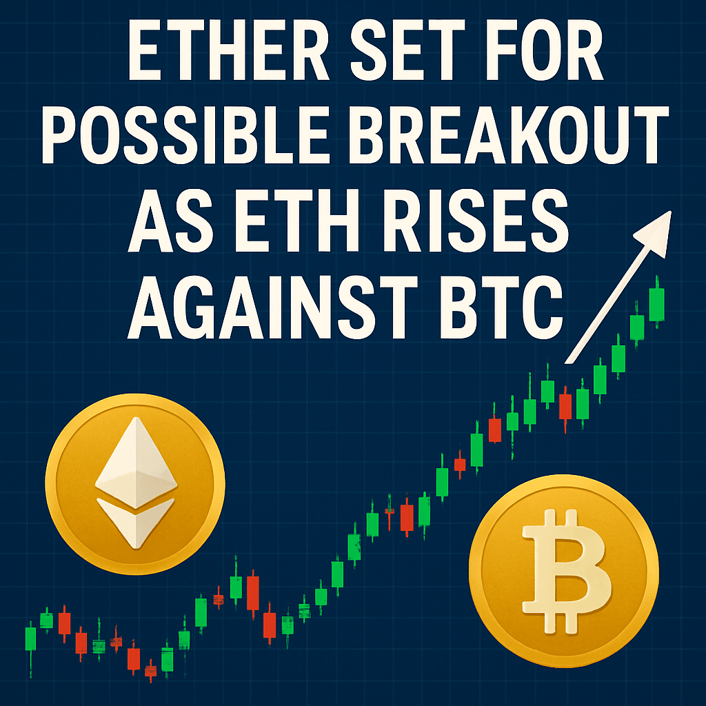 Ether Set for Possible Breakout as ETH Rises Against BTC image