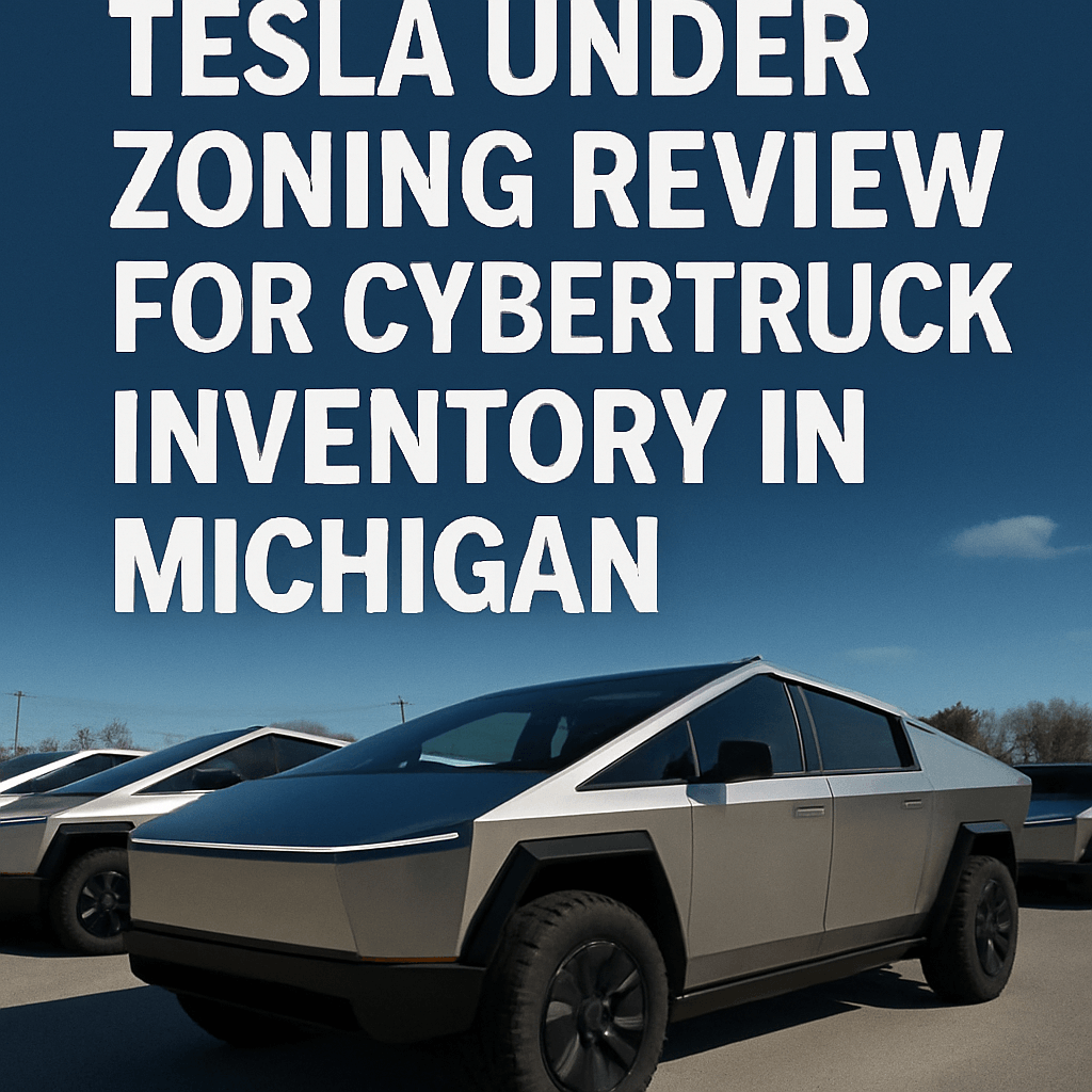 Tesla Under Zoning Review for Cybertruck Inventory in Michigan image
