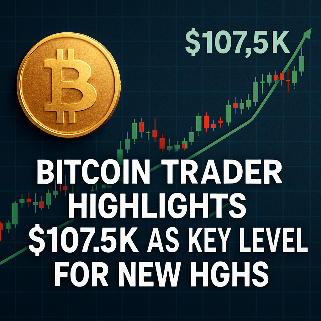 Bitcoin Trader Highlights $107.5K as Key Level for New Highs image