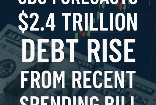 CBO Forecasts $2.4 Trillion Debt Rise from Recent Spending Bill image