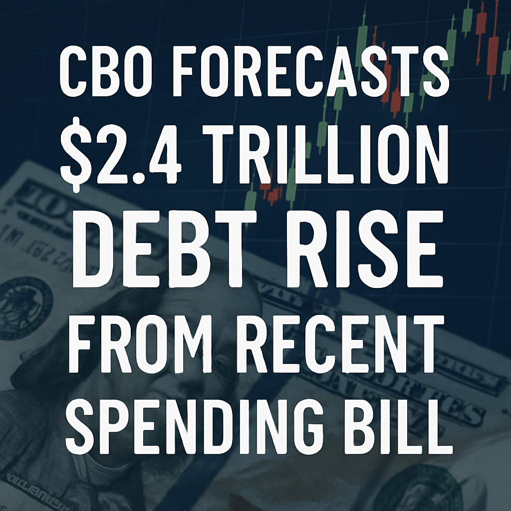 CBO Forecasts $2.4 Trillion Debt Rise from Recent Spending Bill image