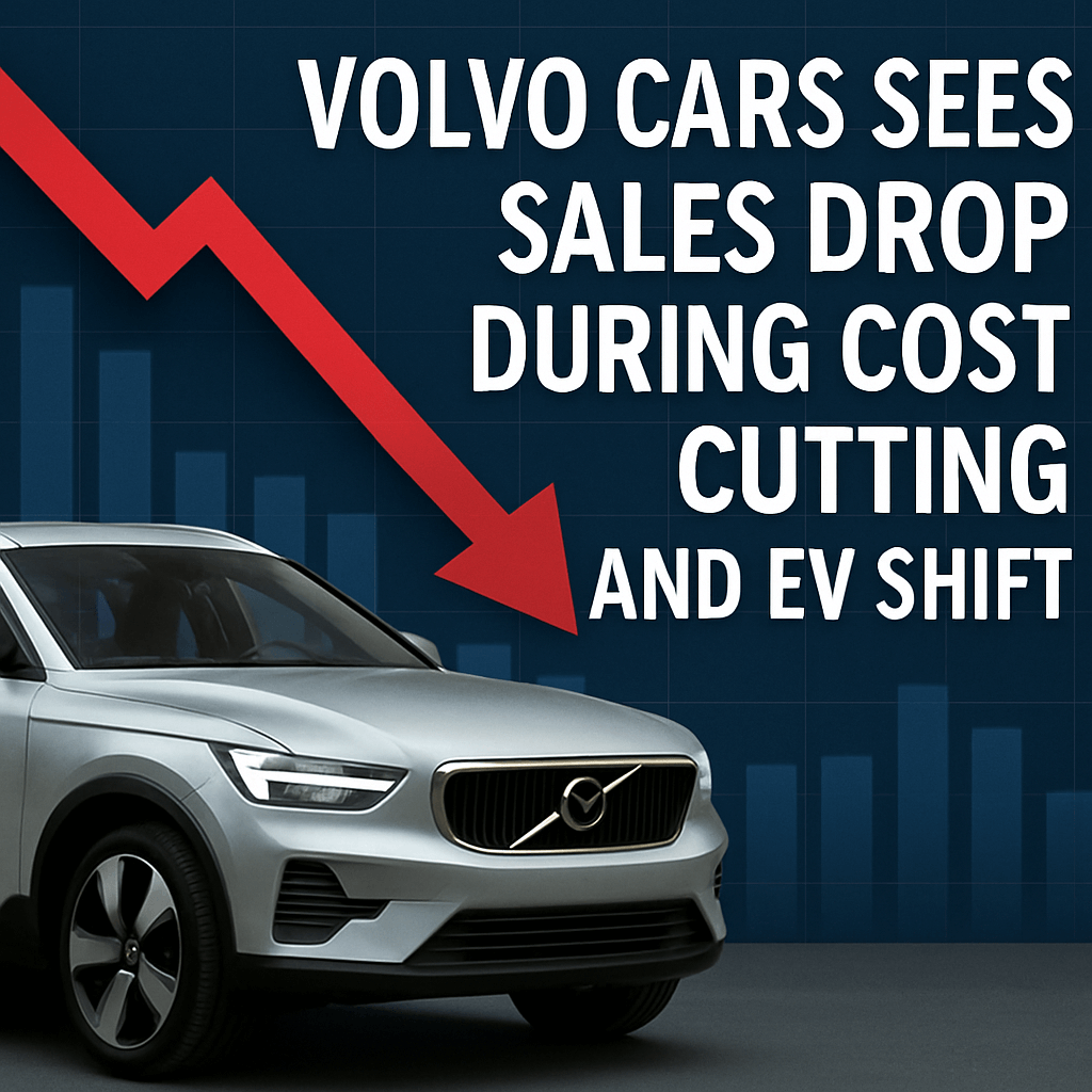 Volvo Cars Sees Sales Drop During Cost-Cutting and EV Shift image