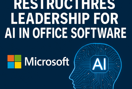 Microsoft Restructures Leadership for AI in Office Software image