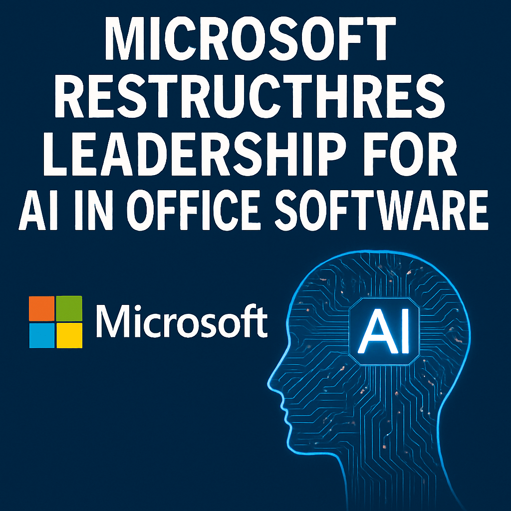 Microsoft Restructures Leadership for AI in Office Software image