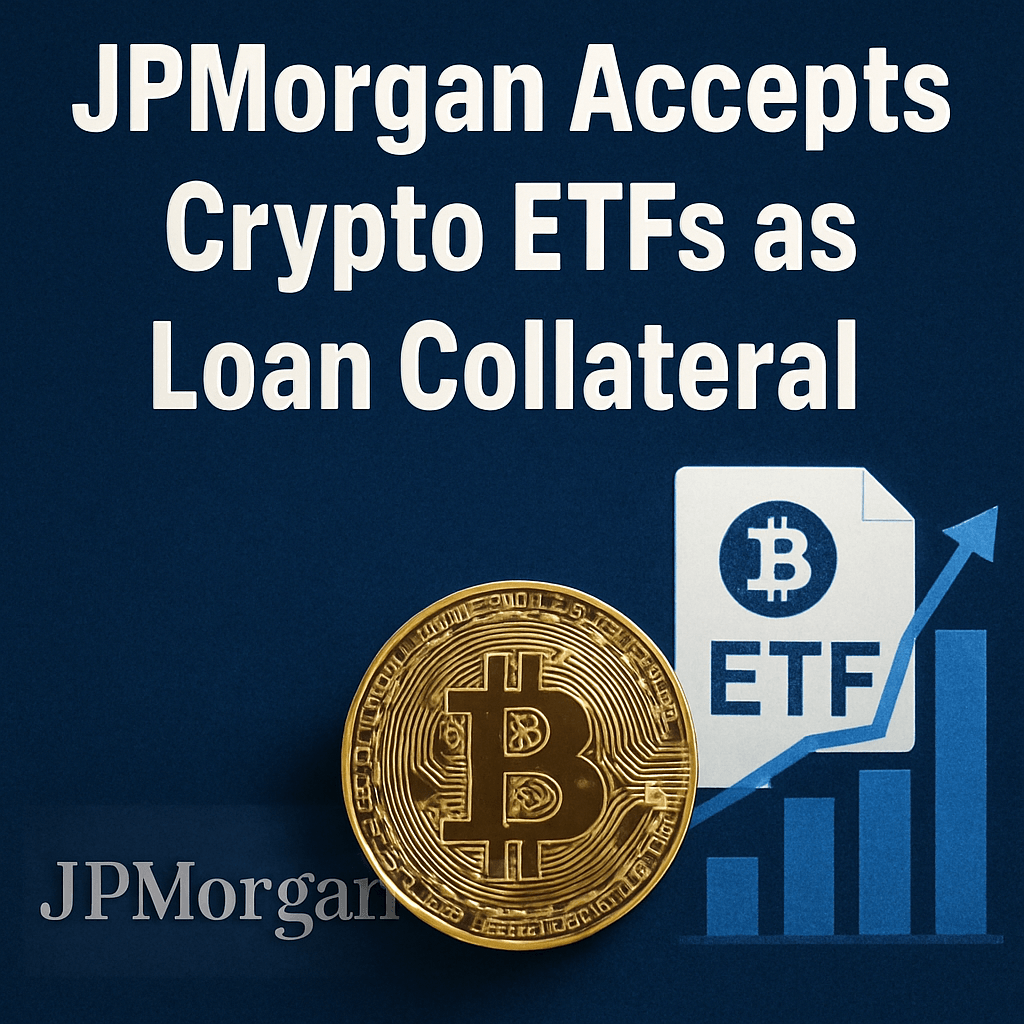 JPMorgan Accepts Crypto ETFs as Loan Collateral image