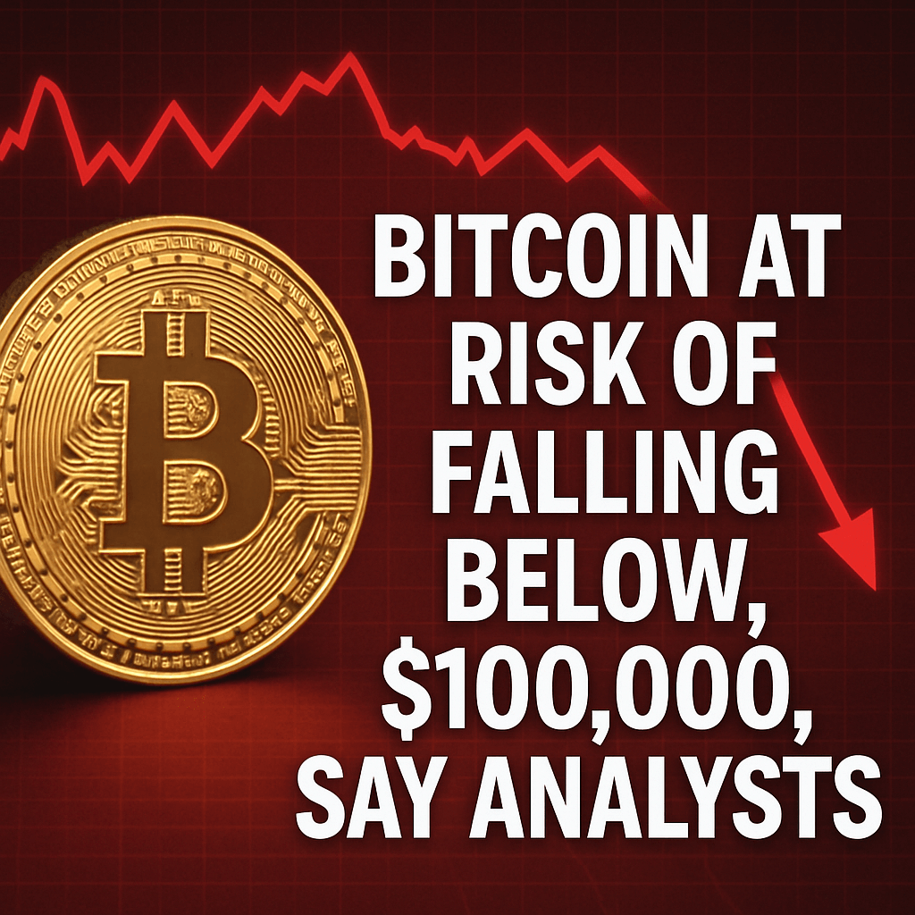 Bitcoin at Risk of Falling Below $100,000, Say Analysts image