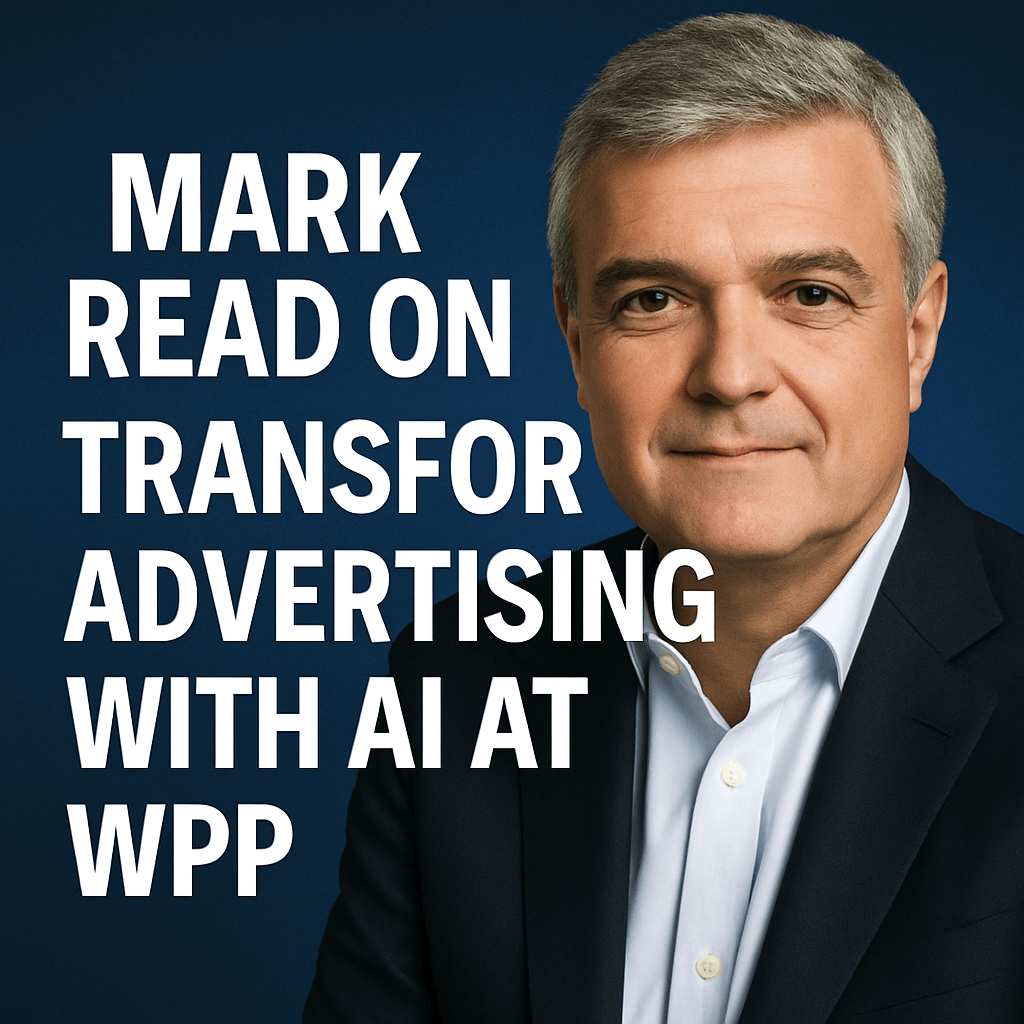 Mark Read on Transforming Advertising with AI at WPP image