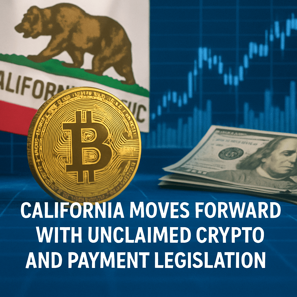 California Moves Forward with Unclaimed Crypto and Payment Legislation image