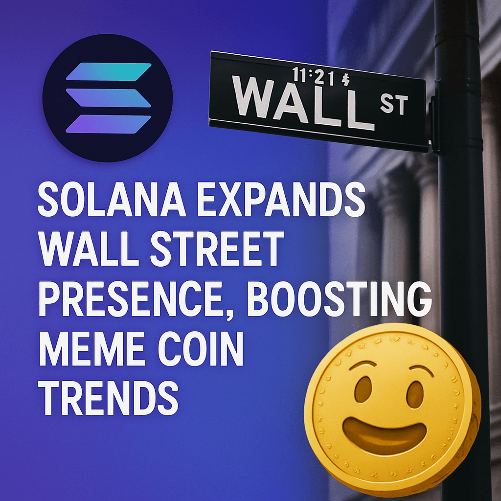 Solana Expands Wall Street Presence, Boosting Meme Coin Trends image