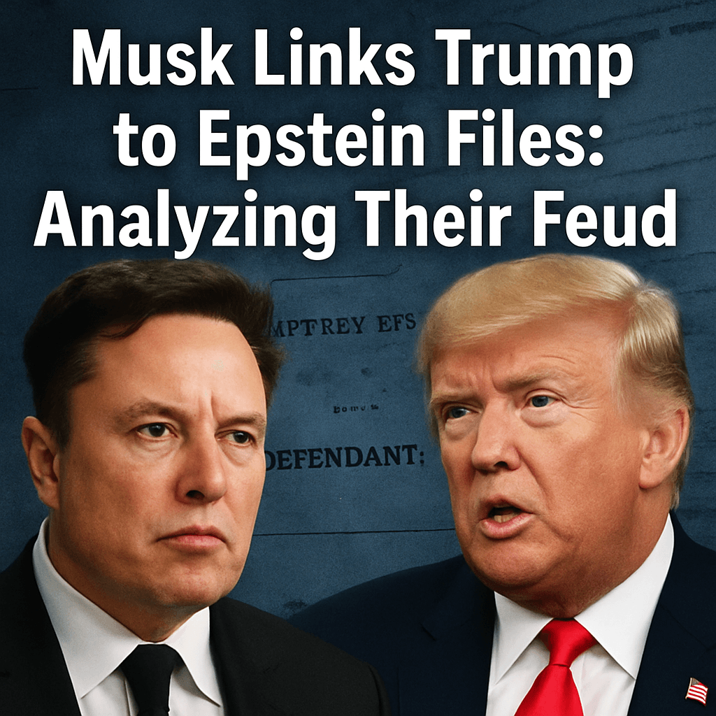 Musk Links Trump to Epstein Files: Analyzing Their Feud image