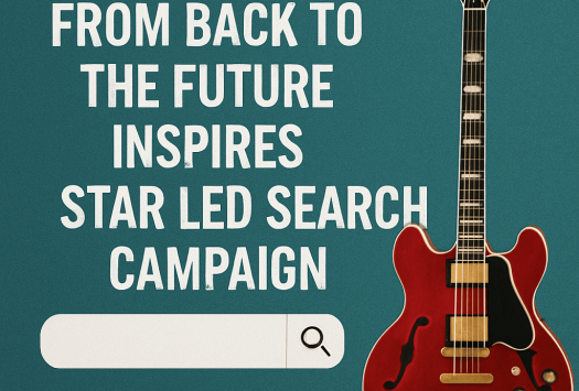 Gibson Guitar from Back to the Future Inspires Star-Led Search Campaign image
