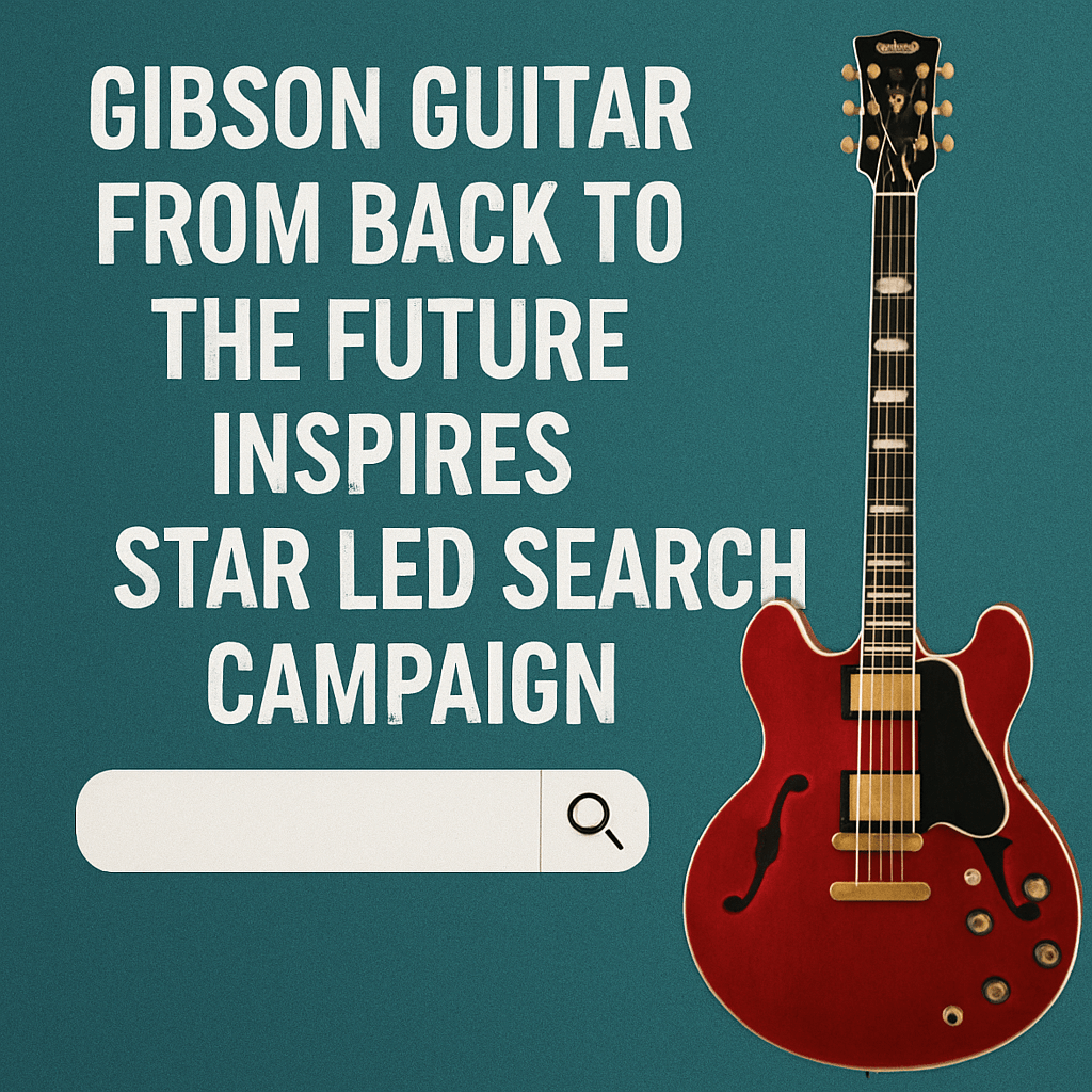 Gibson Guitar from Back to the Future Inspires Star-Led Search Campaign image