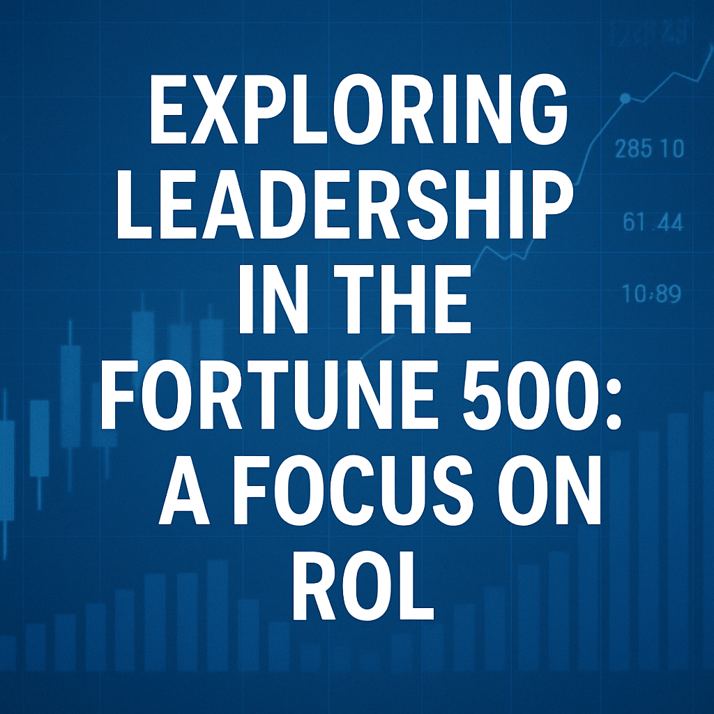 Exploring Leadership in the Fortune 500: A Focus on ROL image