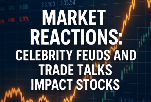 Market Reactions: Celebrity Feuds and Trade Talks Impact Stocks image