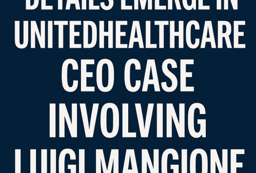 Details Emerge in UnitedHealthcare CEO Case Involving Luigi Mangione image