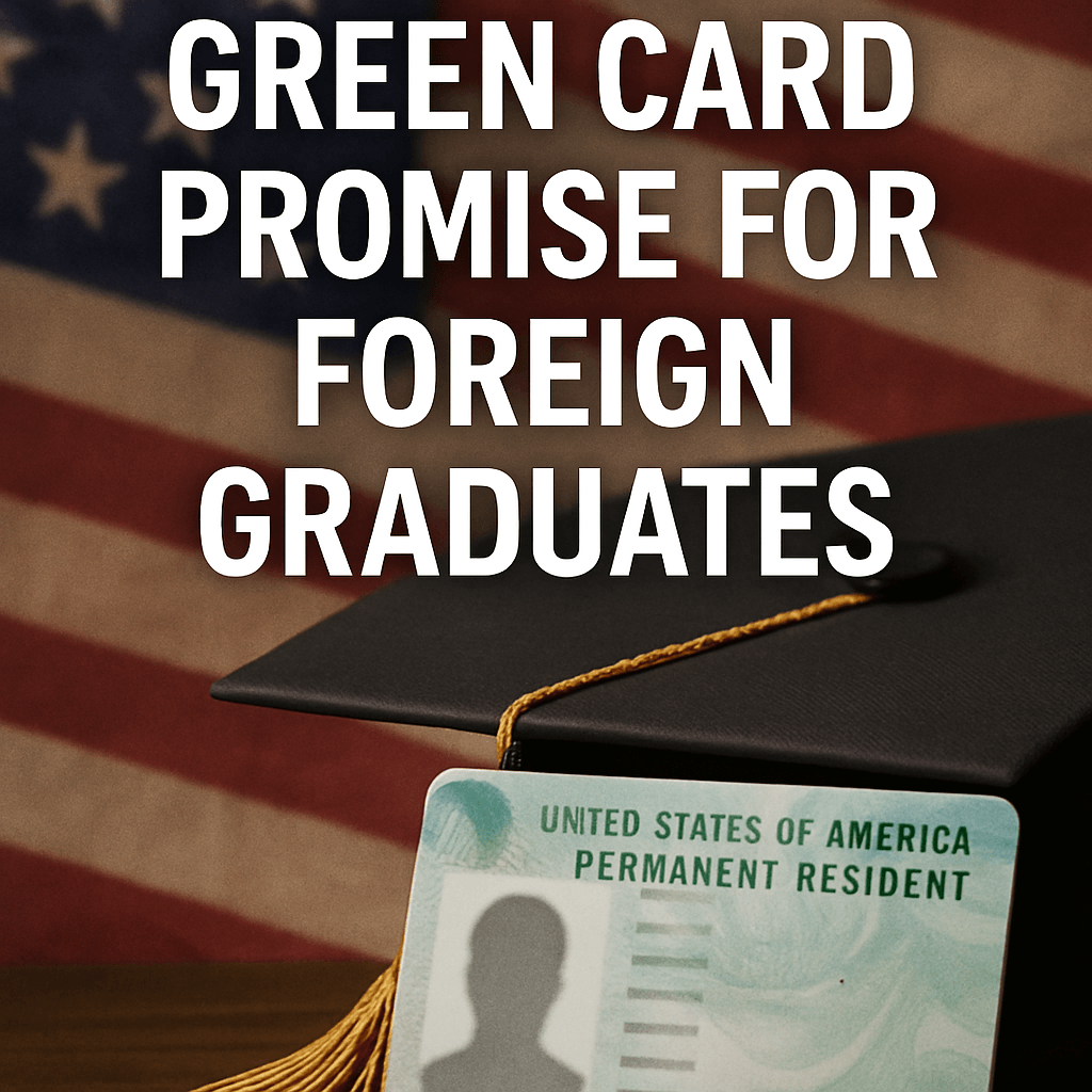 Trump’s Green Card Promise for Foreign Graduates image