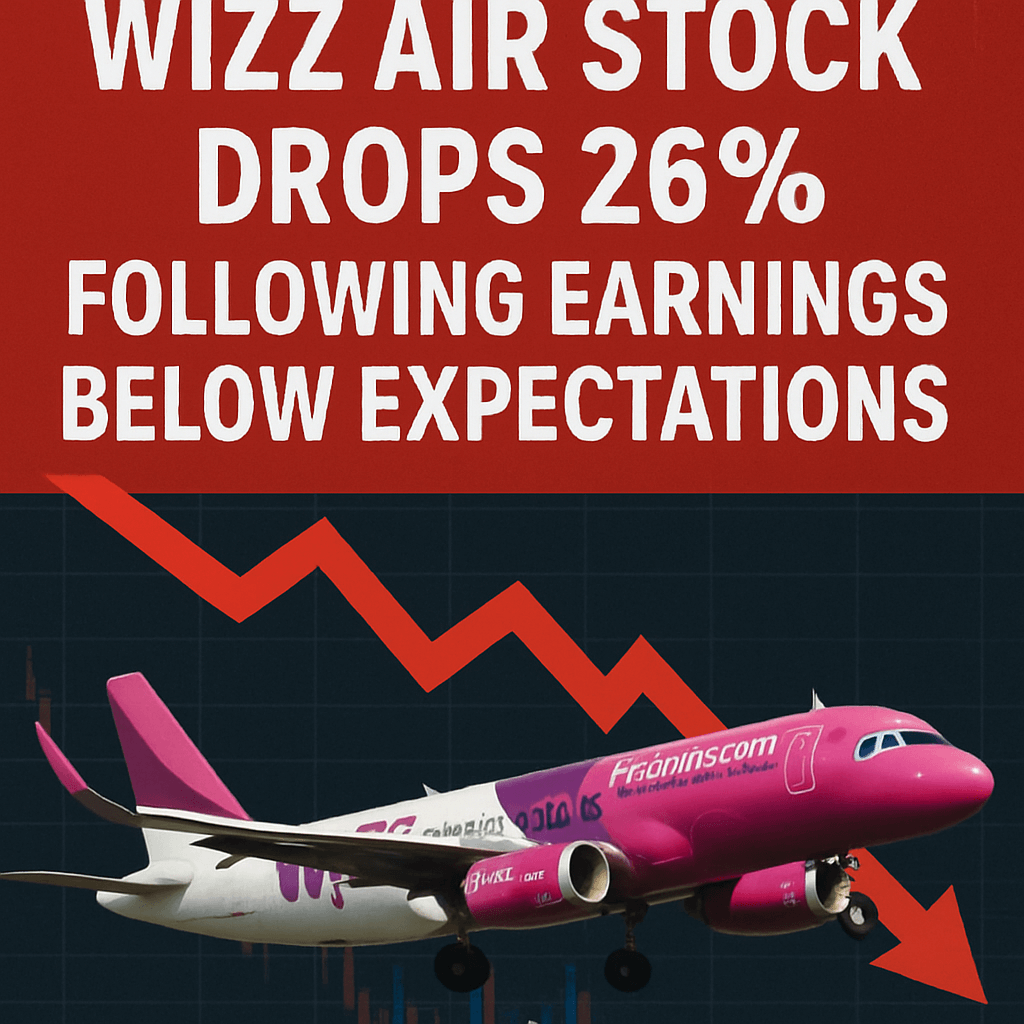 Wizz Air Stock Drops 26% Following Earnings Below Expectations image