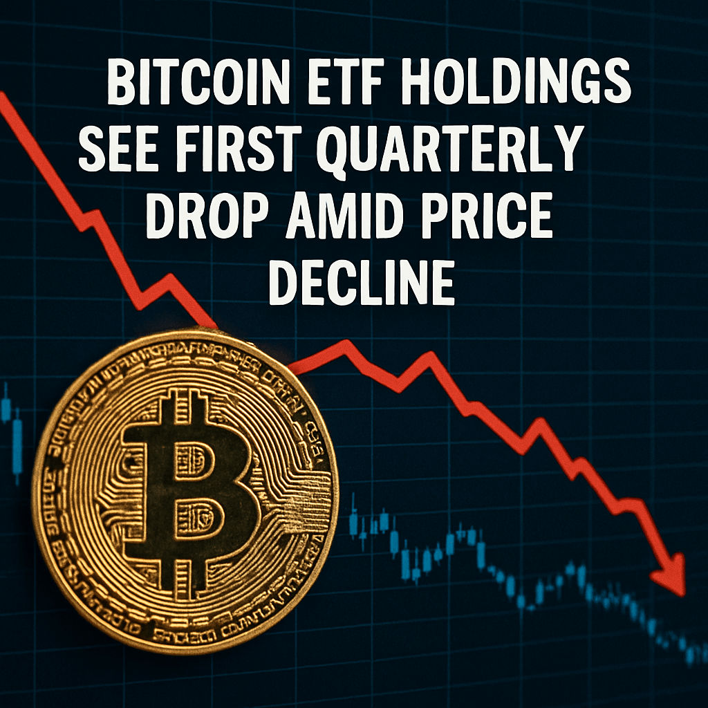 Bitcoin ETF Holdings See First Quarterly Drop Amid Price Decline image
