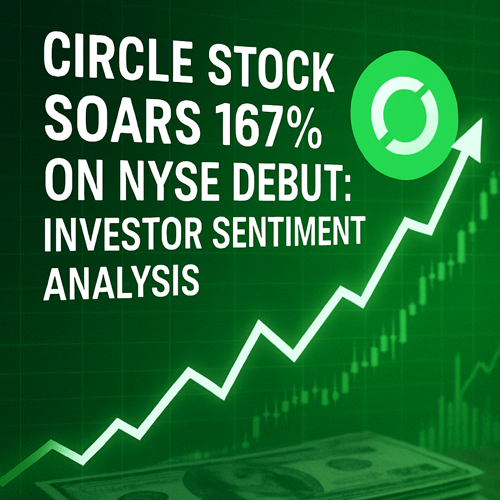 Circle Stock Soars 167% on NYSE Debut: Investor Sentiment Analysis image