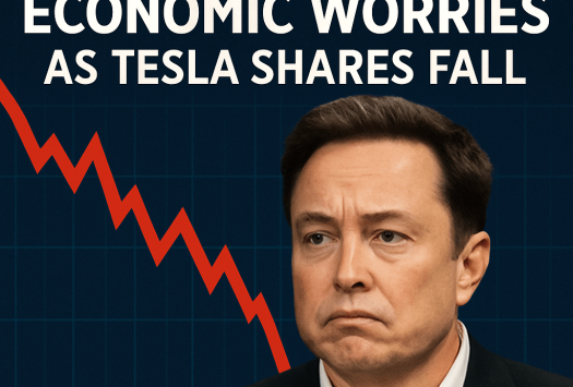 Musk Voices Economic Worries as Tesla Shares Fall image