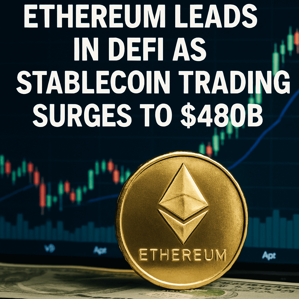 Ethereum Leads in DeFi as Stablecoin Trading Surges to $480B image