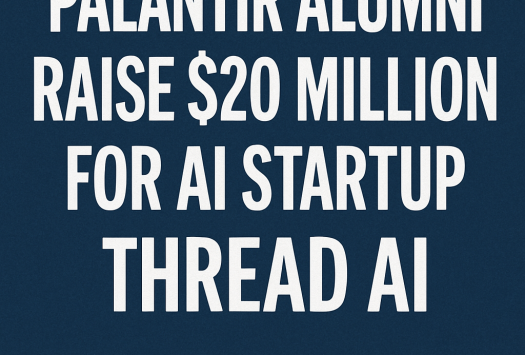 Palantir Alumni Raise $20 Million for AI Startup Thread AI image